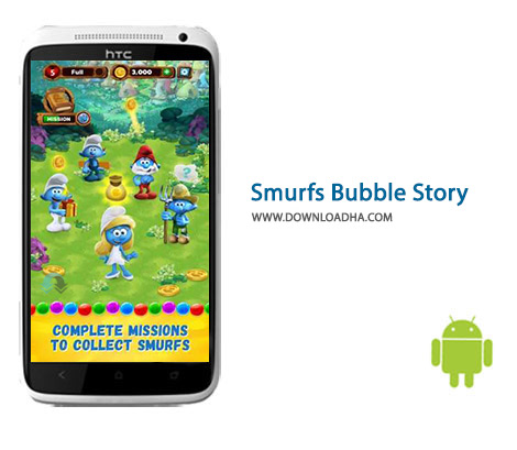 کاور-Smurfs-Bubble-Story